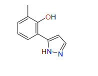 2-methyl-6-(1H-pyrazol-3-yl)-Phenol