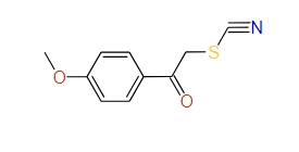 1-(4-Methoxyphenyl)-2-thiocyanatoethanone, 97%