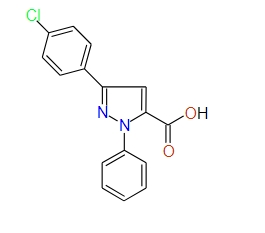 3-(4-Chlorophenyl)-1-phenyl-1H-pyrazole-5-carboxylic acid