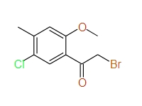 2-Bromo-1-(5-chloro-2-methoxy-4-methylphenyl)ethanone, 95%