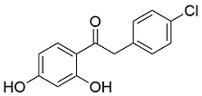 2(4’-Chlorophenyl)-2’, 4’-dihydroxyacetophenone