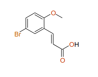 (E)-3-(5-Bromo-2-methoxyphenyl)acrylic acid, 97%