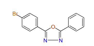 2-(4-Bromophenyl)-5-phenyl-1,3,4-oxadiazole