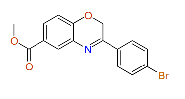 Methyl 3-(4-bromophenyl)-2H-benzo[b][1,4]oxazine-6-carboxylate, 97%