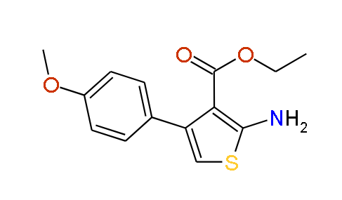 Ethyl 2-amino-4-(4-methoxyphenyl)thiophene-3-carboxylate, 96%