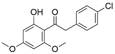 2(4’-Chlorophenyl)-4’, 6’-dimethoxy-2’-hydroxyacetophenone