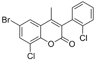 6-Bromo-8-chloro-3(2’-chlorophenyl)-4-methylcoumarin