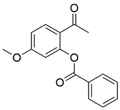Benzoic acid 2-acetyl-5-methoxy-phenyl ester