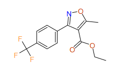 ,5-Methyl-3-(4-trifluoromethylphenyl)isoxazole-4-carboxylic acid ethyl ester