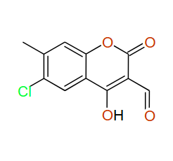 6-Chloro-4-hydroxy-7-methyl-2-oxo-2H-chromene-3-carbaldehyde
