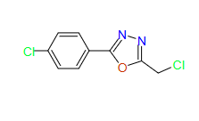 2-(Chloromethyl)-5-(4-chlorophenyl)-1,3,4-oxadiazole