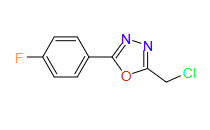 2-(Chloromethyl)-5-(4-fluorophenyl)-1,3,4-oxadiazole
