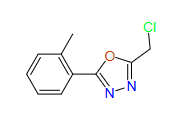 2-Chloromethyl-5-(2-methylphenyl)-1,3,4-oxadiazole