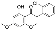 2(2’-Chlorophenyl)-4’, 6’-dimethoxy-2’-hydroxyacetophenone