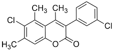 6-Chloro-3(3’-chlorophenyl)-4,5,7-trimethylcoumarin