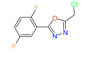 2-​(Chloromethyl)​-​5-​(2,​5-​difluorophenyl)​-1,​3,​4-​Oxadiazole