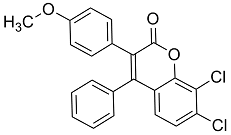 6,8-Dichloro-3(4’-methoxyphenyl)-4-phenylcoumarin