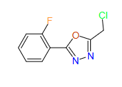 2-(Chloromethyl)-5-(2-fluorophenyl)-1,3,4-oxadiazole