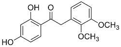 2’, 4’-Dihydroxy-2(3’, 4’-dimethoxyphenyl) acetophenone