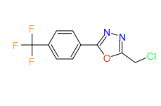 2-(Chloromethyl)-5-[4-(trifluoromethyl)phenyl]-1,3,4-oxadiazole